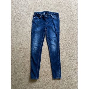 Harley Davidson Skinny Vintage Wash Mid Rise Jeans
